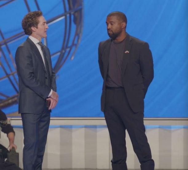 Kanye West calls himself the 'greatest artist that God has ever created' at Joel Osteen's service