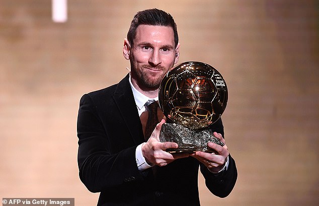 Lionel Messi wins sixth Ballon d'Or, one more than Cristiano Ronaldo