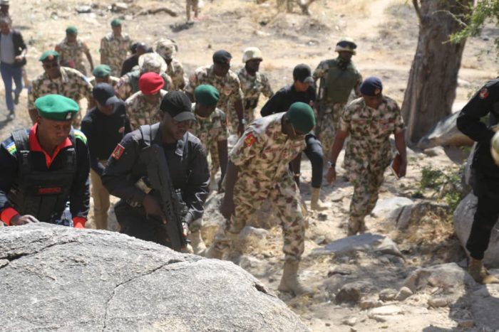 Buratai visit Police College, troops in Gwoza