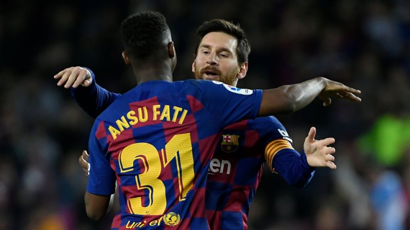 Barcelona prodigy Fati breaks La Liga record in stunning first-half performance