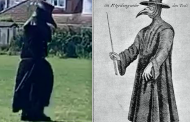Police hunt mystery person walking streets as 17th-century plague doctor during coronavirus outbreak