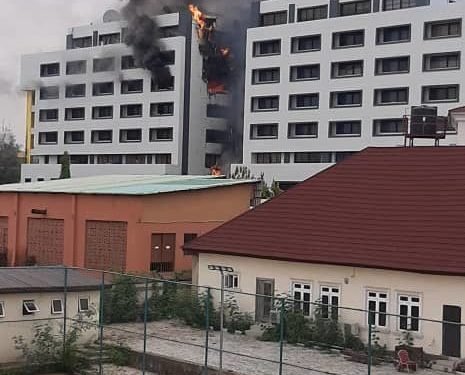 Fire guts office of The Accountant General of the Federation