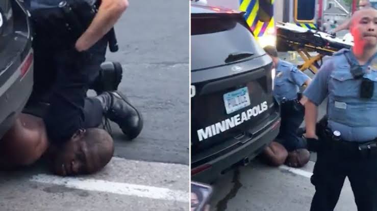 Black man dies after begging white cop to stop crushing his neck