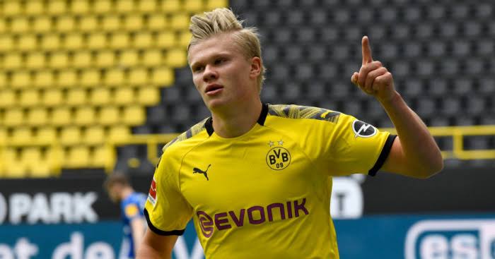 Haaland shines in Dortmund 4-0 thrashing of Schalke
