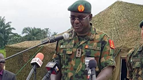 Soldiers lay curses on Chief of Army Staff, Buratai, after Boko Haram ambush