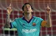 Messi claims new La Liga record in Barcelona win