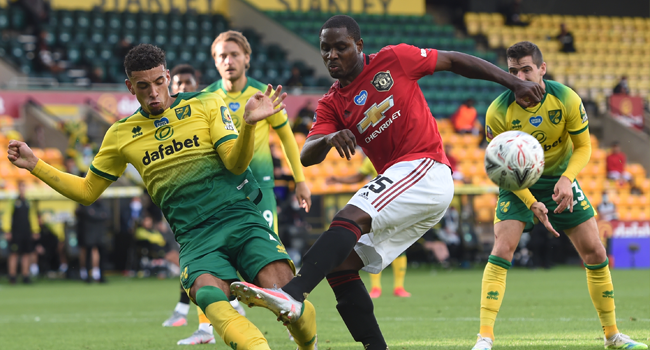 Ighalo scores as Man Utd edge 10-man Norwich to reach FA Cup semi-finals