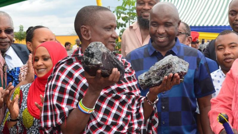 Tanzanian miner becomes overnight millionaire after selling two rough Tanzanite stones
