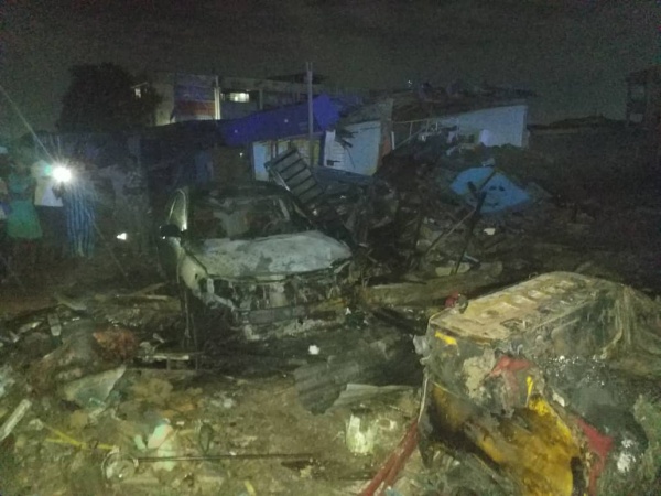 Mother, child killed, others reported dead or injured as heavy explosion wreaks havoc in Lagos