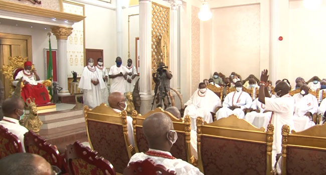 I am not leaning towards any candidate, I stand with Edo People:  Oba of Benin