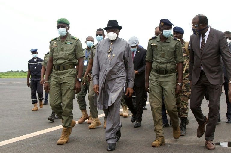 Jonathan-led West African delegation 'very hopeful' after meeting Mali junta