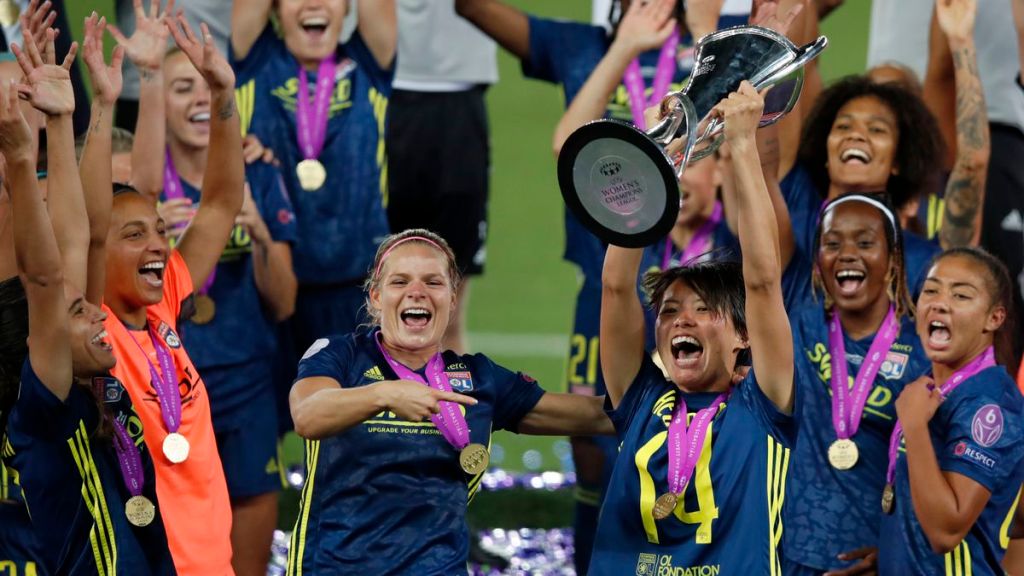 Lyon beat Wolfsburg to win UEFA Women’s Champions League title