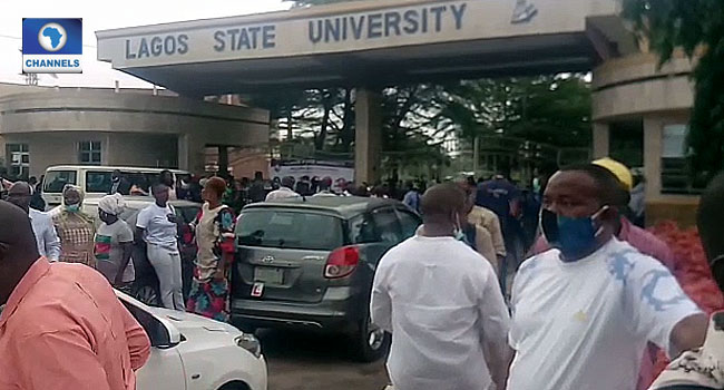 Vice Chancellor, students locked out as ASUU, NASU members protest in Lagos University