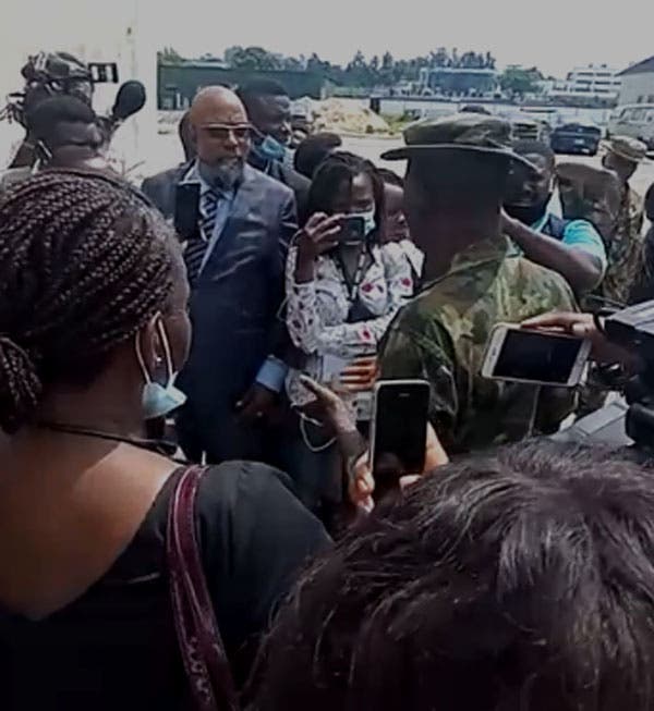 #EndSARS protest:  soldiers prevent Panel from inspecting military morgue (video)