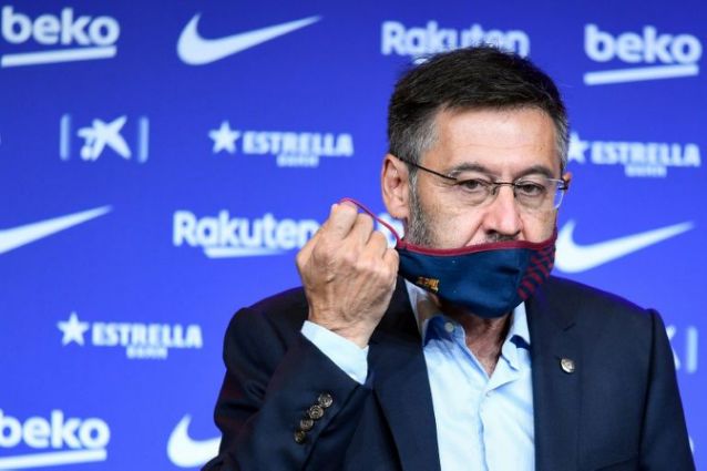 'Worst time to resign' says under-fire Barca president