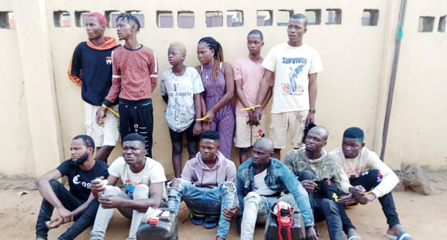 15 suspected robbers, cultists arrested in Lagos