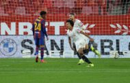 Sevilla double leaves Barca with mountain to climb in Copa del Rey