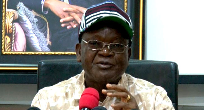 ‘They are in the forest’: Ortom asks Buhari to fish out criminals terrorising Benue