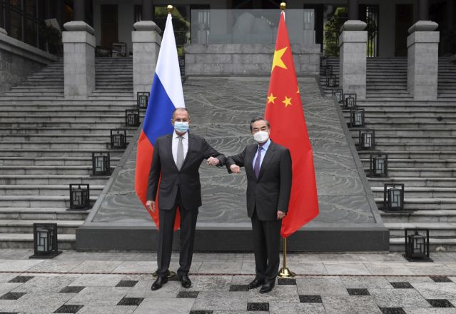 China, Russia officials meet in show of unity against EU, US