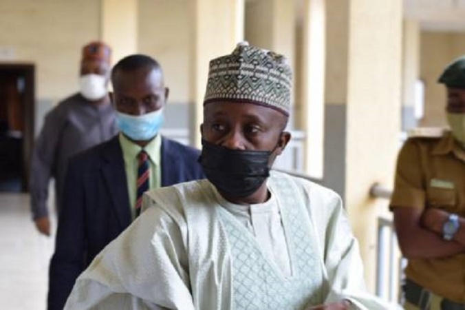 Faruk Lawan escorted to prison to serve seven years sentence for bribery (photos)