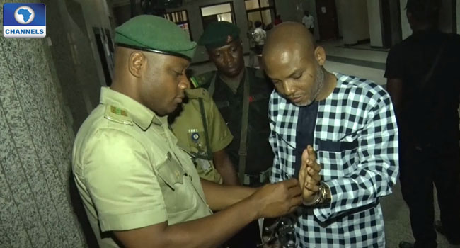 Nnamdi Kanu sues FG, others over alleged violation of his rights, demands ₦5bn