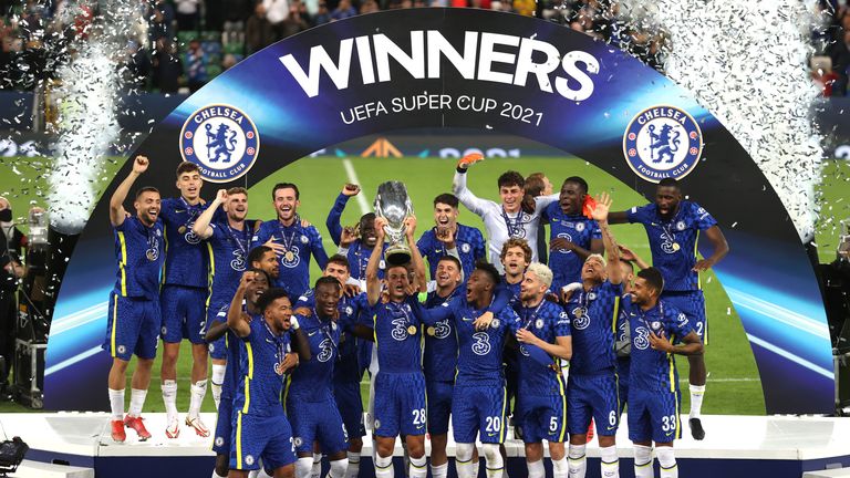 Chelsea beat Villarreal to win UEFA Super Cup