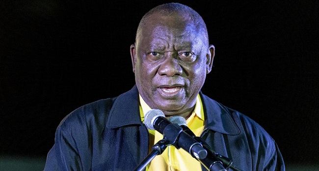South African President Cyril Ramaphosa tests positive for COVID-19