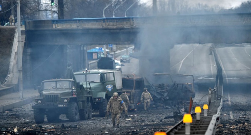 Ukrainian and Russian troops fight on streets of Capital Kyiv