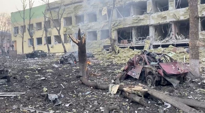 Russia reportedly bombs children's hospital in Ukraine