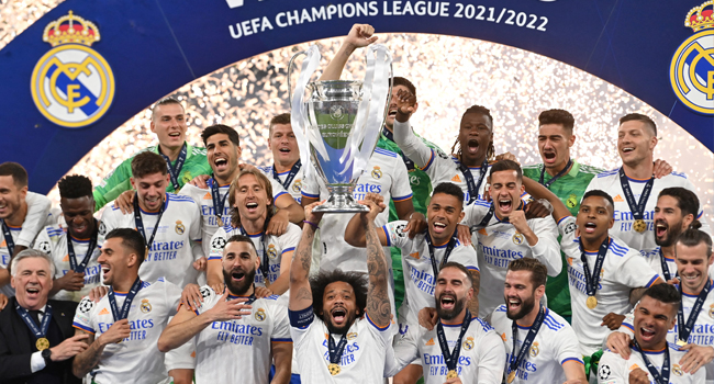 Real Madrid beat Liverpool to win 2021/2022 Champions League