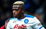 Napoli striker Osimhen out with thigh injury