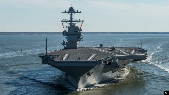 America's biggest ship deploys in North Atlantic amid looming Russian threat