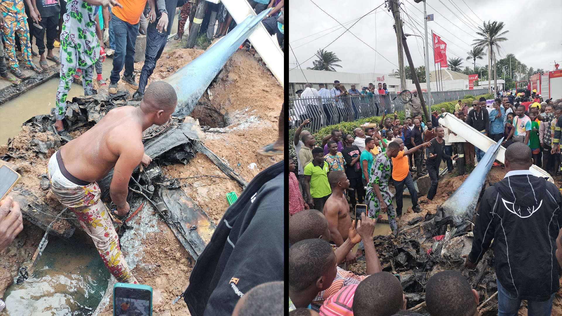 2 in critical condition as  Aircraft Crashes In Ikeja, Lagos